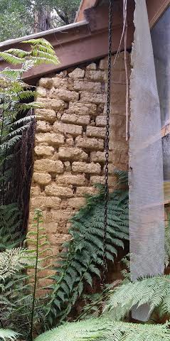 Damaged mud brick